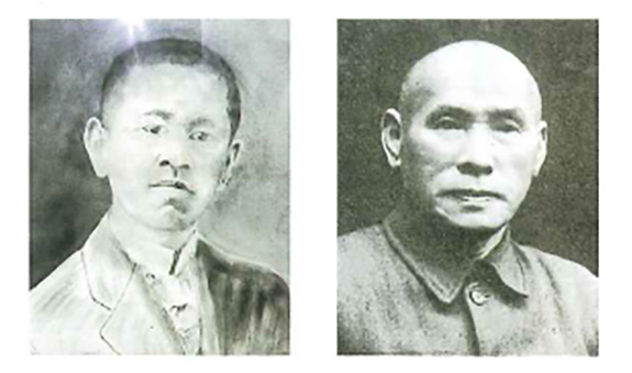 大原孫三郎（左）｜柿原政一郎（右）